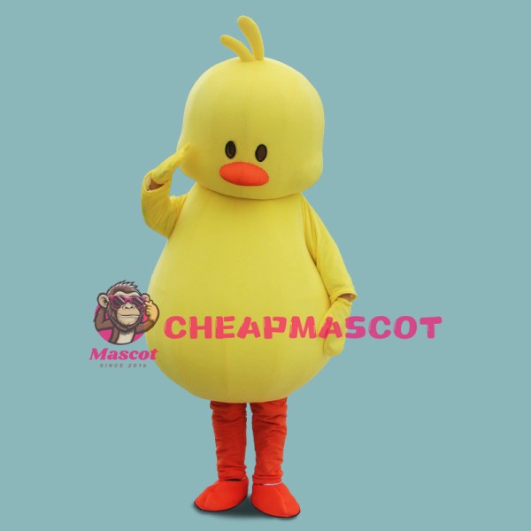 Adult Dancing Colorful Duck Mascot Costume
