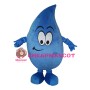 Big Eyes Blue Water Drop Mascot Costume