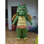Powerful Dragon With Yellow Wings Mascot Costume