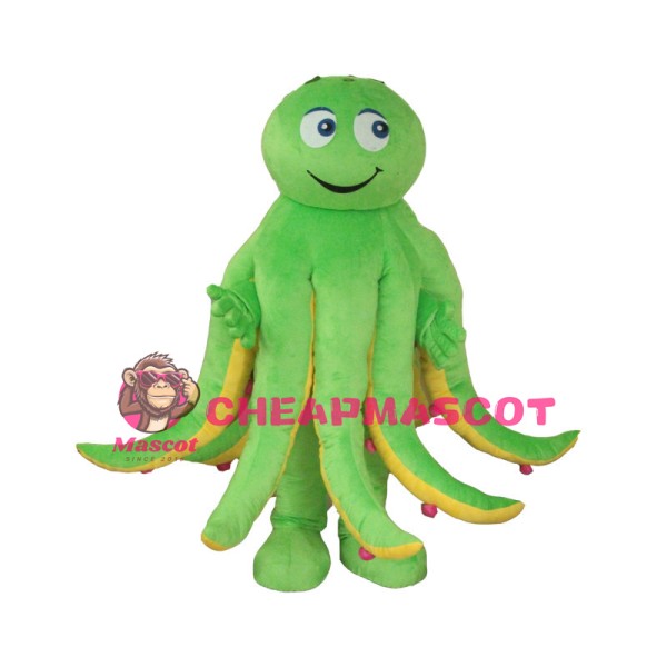 Colorful Cartoon Octopus Mascot Costume