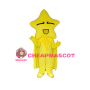 Star Shaped Head Yellow Doll Mascot Costume