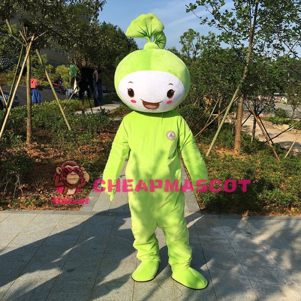 Round Head Ginkgo Biloba Doll Mascot Costume