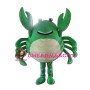 Likable Green Crab Mascot Costume