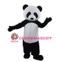 Friendly Tall Panda Mascot Costume