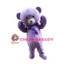 Light Purple Lavender Bear Mascot Costume