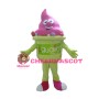 Pink Fruit Cupcake Mascot Costume