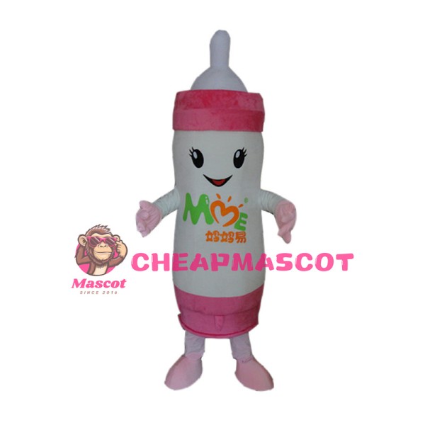 Cartoon White Feeding Bottle Mascot Costume