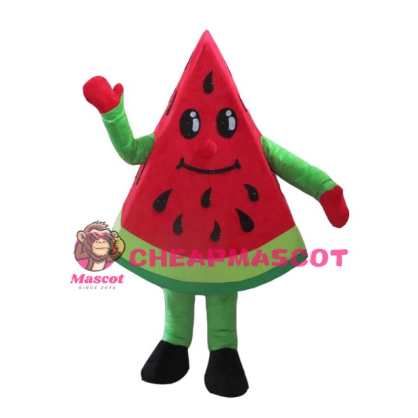 Fresh Sweet Slice Watermelon Mascot Costume