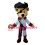 Pirate Captain Bear Mascot Costume