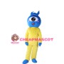 One-eyed Blue Head Doll Mascot Costume