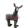 Grey Donkey Animal Mascot Costume For Two People