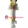 Yellow Fox Plush Mascot Costume