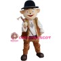 Rich Man With Crutches Mascot Costume 