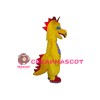 Yellow Big Mouth Dinosaur Mascot Adult Costume