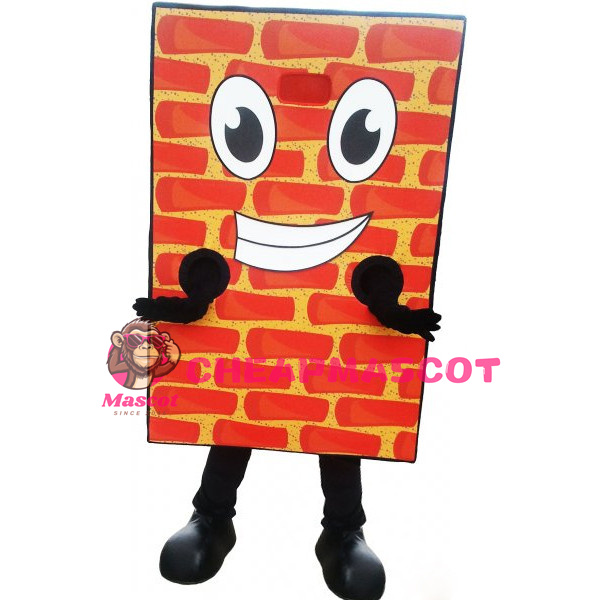 Cartoon Red Wall Lightweight Mascot Adult Costume