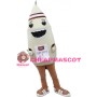 Cartoon White Packaging Bag Lightweight Mascot Costume Adult Size