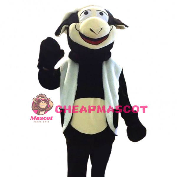 Lovely Black Sheep Mascot Adult Costume