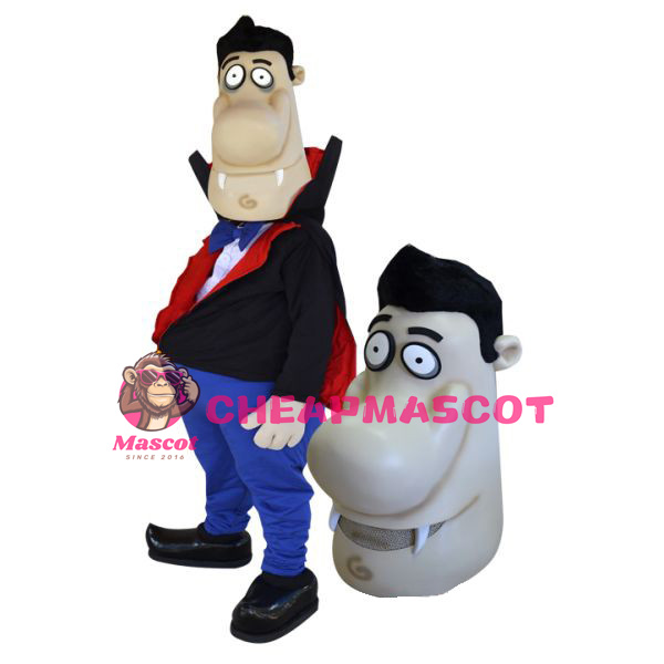 Fat Vampire Mascot Costume 
