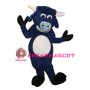 Royal Blue Buffalo Mascot Adult Costume