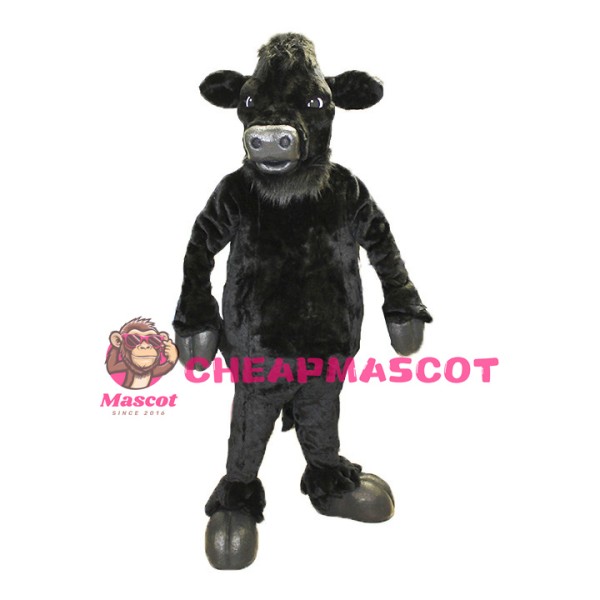 Black Buffalo Mascot Adult Costume 