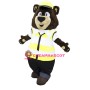 Carl Bear Social Worker Mascot Adult Costume