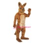 Friendly Brown Kangaroo Mascot Adult Costume