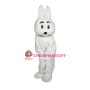 White Jumbo Bunny Mascot Adult Costume