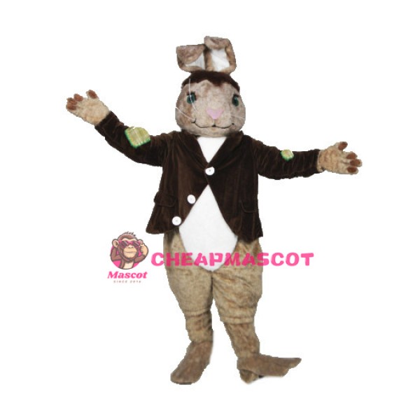 Patches The Rabbit Mascot Adult Costume 