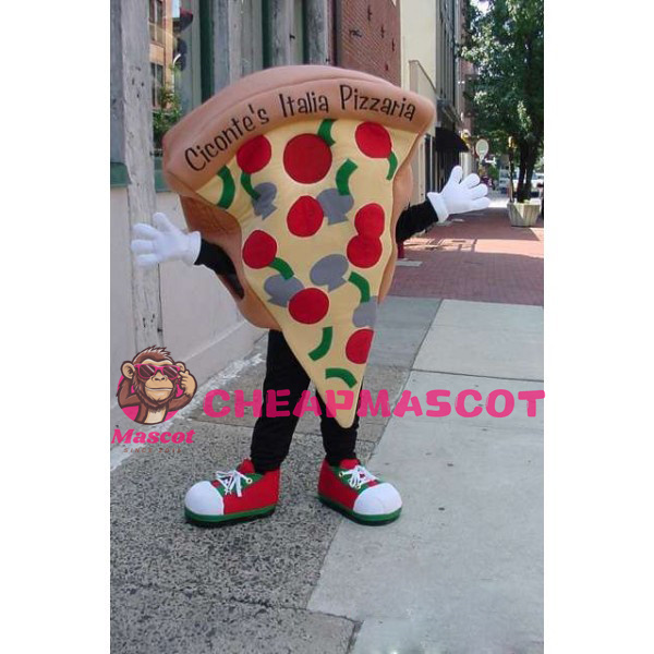 Deluxe Pizza Lightweight Mascot Adult Costume For Halloween party