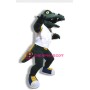 College Power Green Gator Mascot Adult Costume