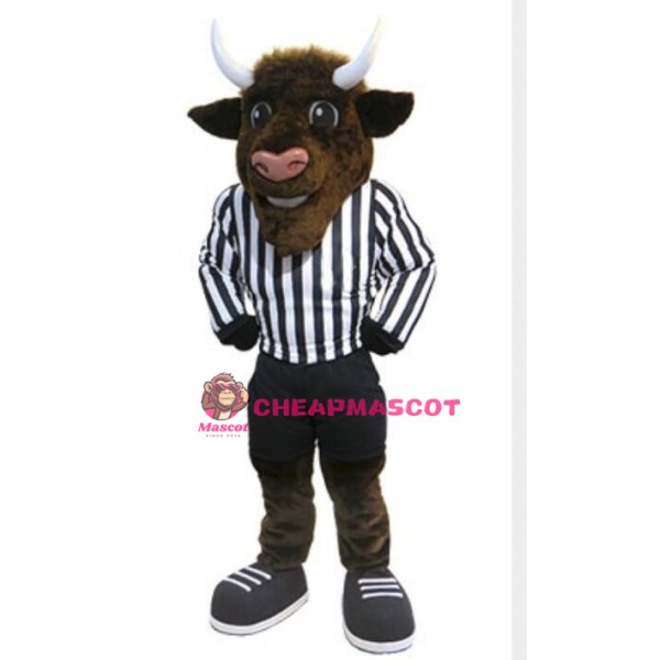 Power Bison Mascot Adult Costume 