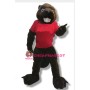 Power Brown Beaver Mascot Adult Costume