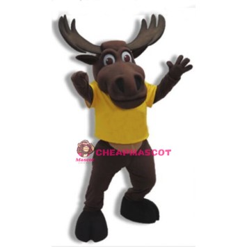 University Moose Mascot Costume