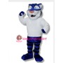 University Blue Tiger Mascot Costume