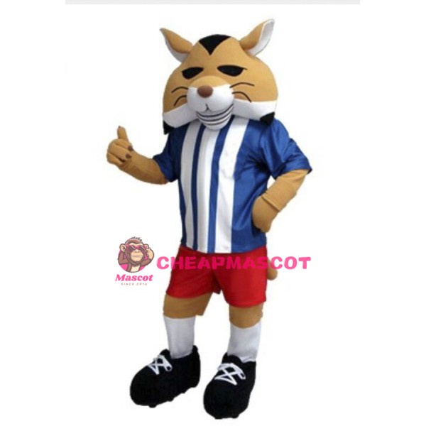 Soccer Fox Mascot Costume