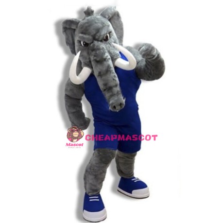 University Fierce Power Mastodon Mascot Costume