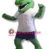 University Green Gator Mascot Costume