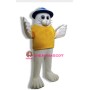 White Seal Sports School Mascot Adult Costume