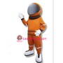 Astronaut Orange Spacesuit Mascot Adult Costume