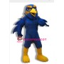 Power Blue Raven Mascot Adult Costume