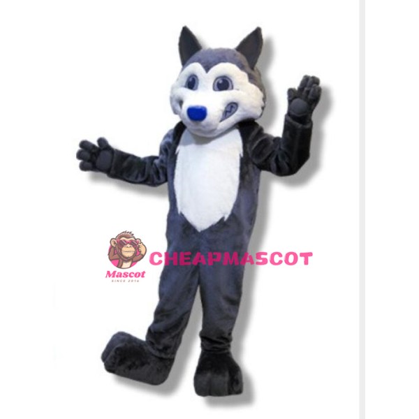 Morgan School Husky Mascot Costume 