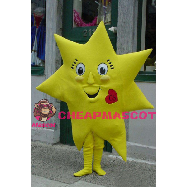 Deluxe Cartoon Star Mascot Costume 