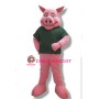 Pink Pig Mascot Adult Costume 