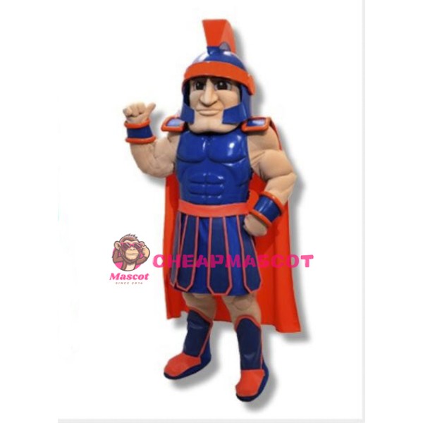 Red & Blue Trojan Warrior Mascot Costume 