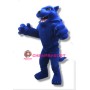 Fierce Power Blue Wolf Mascot Costume