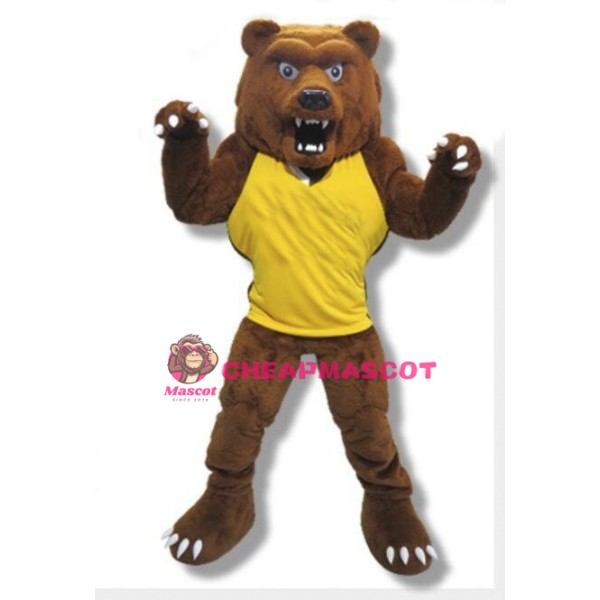 Power Grizzly Bear High school Mascot Costume