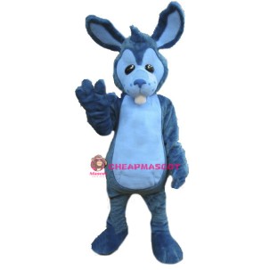 Grey Ugly Rabbit Mascot Adult Costume