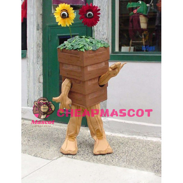 Funny Potted Flowers Mascot Costume For Halloween Party