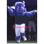 Football Purple Buffalo Mascot Costume