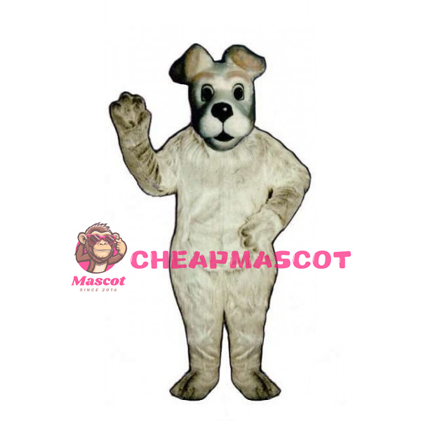 White Dog Mascot Adult Costume 